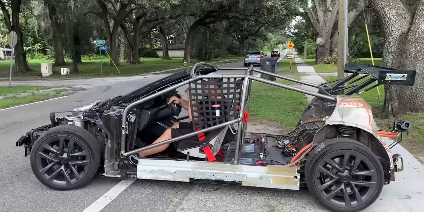 Tesla Model S Plaid Cyber Kart Exocar