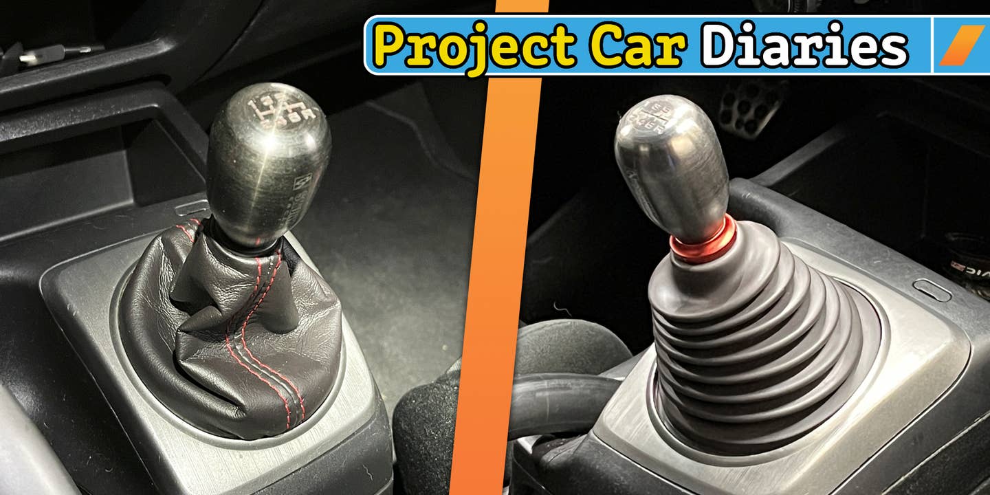 Project Car Diaries: My Honda Civic Feels Much Cooler With This Retro Shift Boot