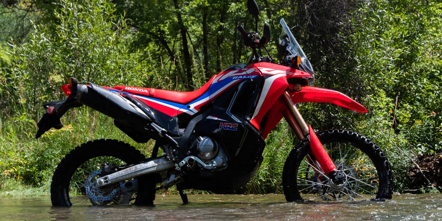 The 2022 Honda CRF300L Rally Is the Donkey of Adventure Bikes You Can Rely On