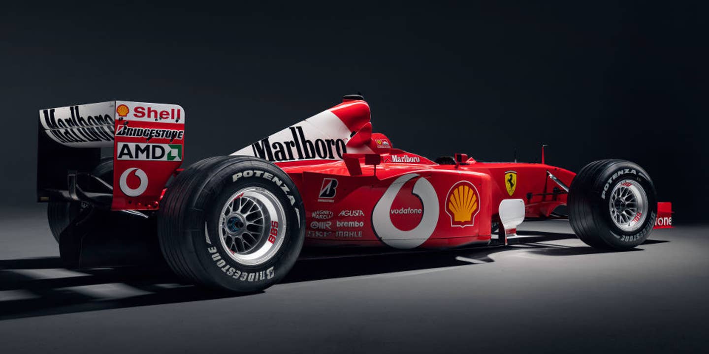 Michael Schumacher’s Obscure Ferrari F2001b F1 Car Is Up for Sale