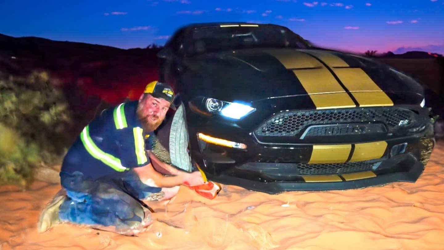 Tourist’s Off-Road Adventure in a Rental Ford Mustang GT Didn’t End Well